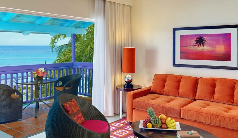 Ocean View One Bedroom Suite living area_46